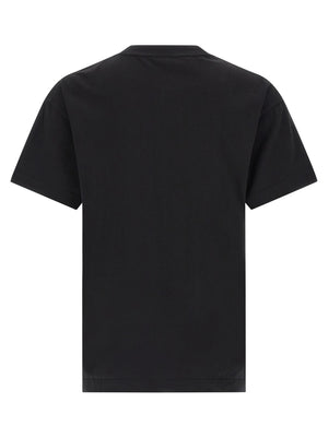 Palm Angels Schwarzes Baumwoll-T-Shirt