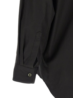 Comme Des Garçons Schwarze Baumwollbluse