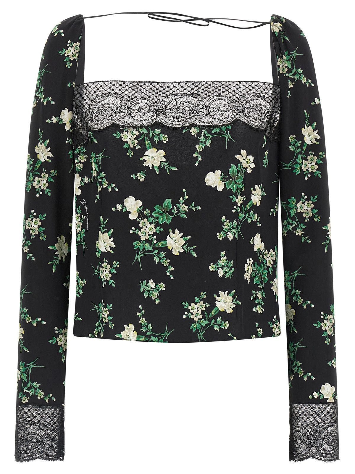 Dolce & Gabbana Schwarzes Tanktop aus Sisal