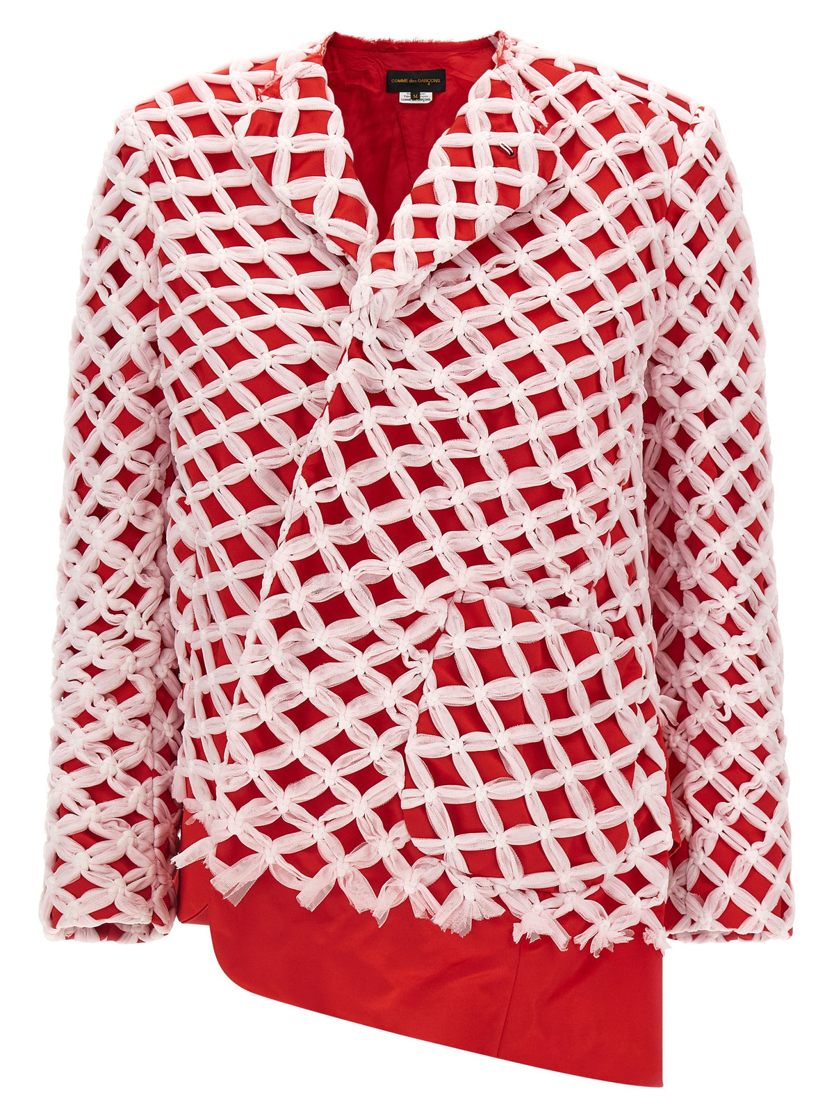 Comme Des Garçons Mehrfarbiger Polyester-Blazer