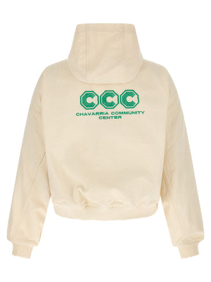WILLY CHAVARRIA Zweifarbiger Baumwollpullover
