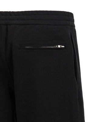 Alexander McQueen Schwarze Baumwoll-Bermudashorts