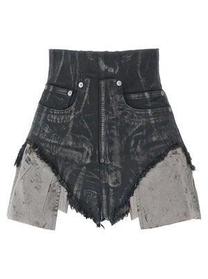 DRKSHDW Braune Baumwoll-Bermudashorts