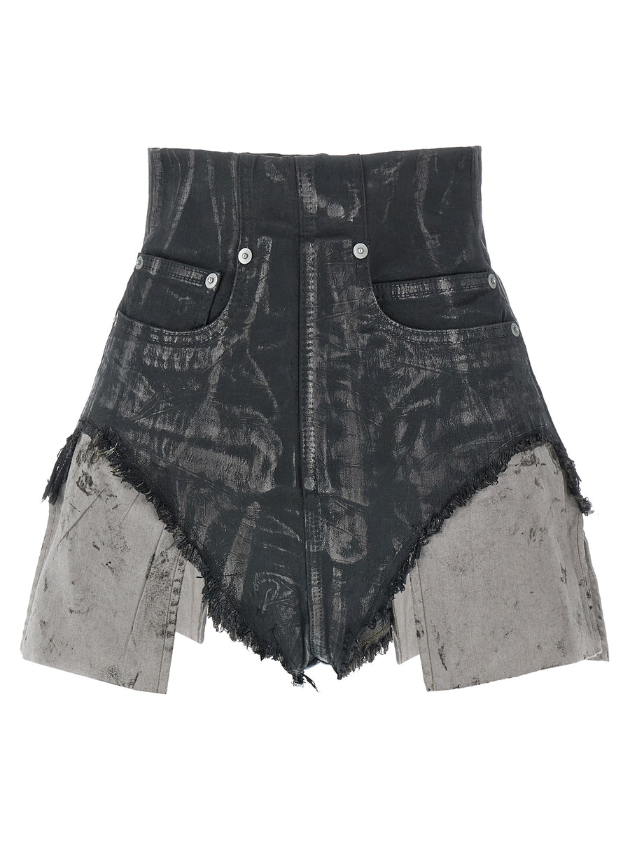 DRKSHDW Braune Baumwoll-Bermudashorts