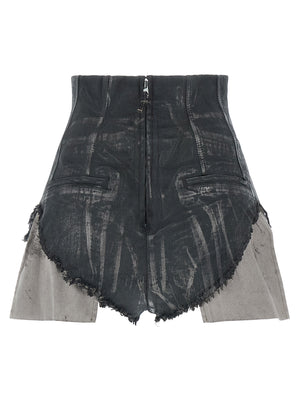 DRKSHDW Braune Baumwoll-Bermudashorts