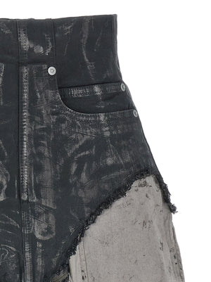 DRKSHDW Braune Baumwoll-Bermudashorts