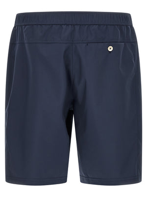 Brunello Cucinelli Blaue Bermuda-Shorts aus Polyester