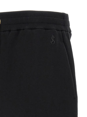 Jil Sander Schwarze Baumwoll-Bermudashorts