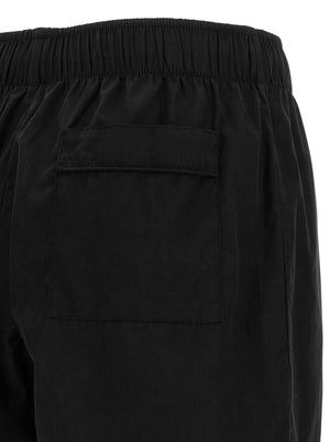 Entire Studios Schwarze Baumwoll-Bermudashorts