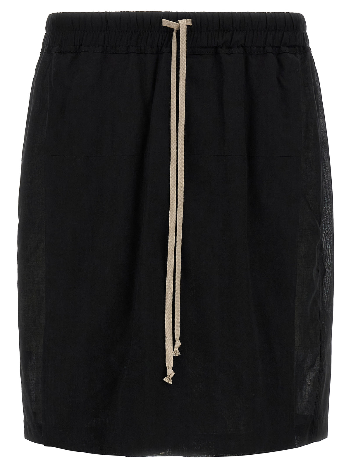 Rick Owens Schwarze Baumwoll-Bermudashorts