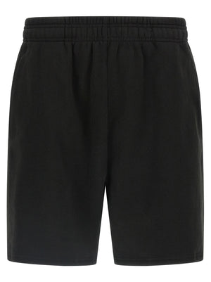 Entire Studios Schwarze Baumwoll-Bermudashorts