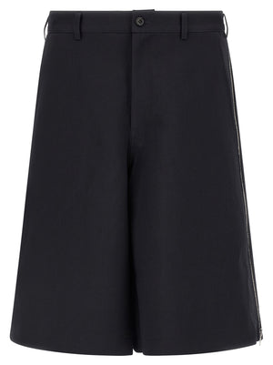 Comme Des Garçons Blaue Bermuda-Shorts aus Polyester
