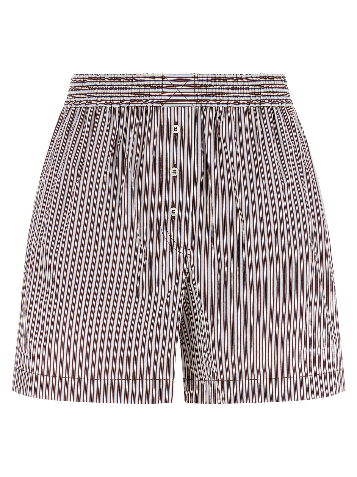 Brunello Cucinelli Bordeaux Baumwoll-Bermudashorts
