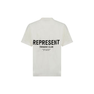 Represent Weißes Baumwoll-T-Shirt