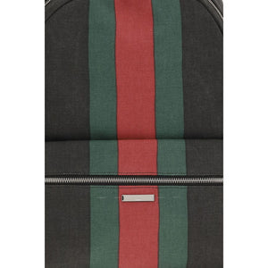 Gucci Schwarze Stoffhandtasche