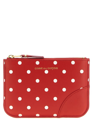 Comme Des Garçons Multicolor Calfskin Cardholder