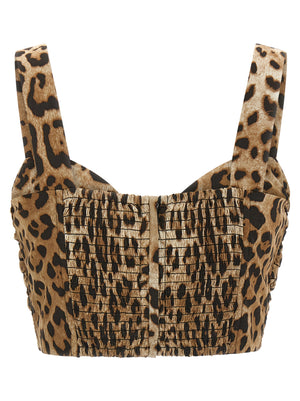 Dolce & Gabbana Braune Baumwollbluse