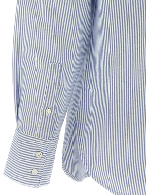 Golden Goose Blaue Baumwollbluse