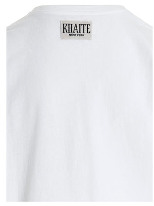 Khaite Weißes Baumwoll-T-Shirt