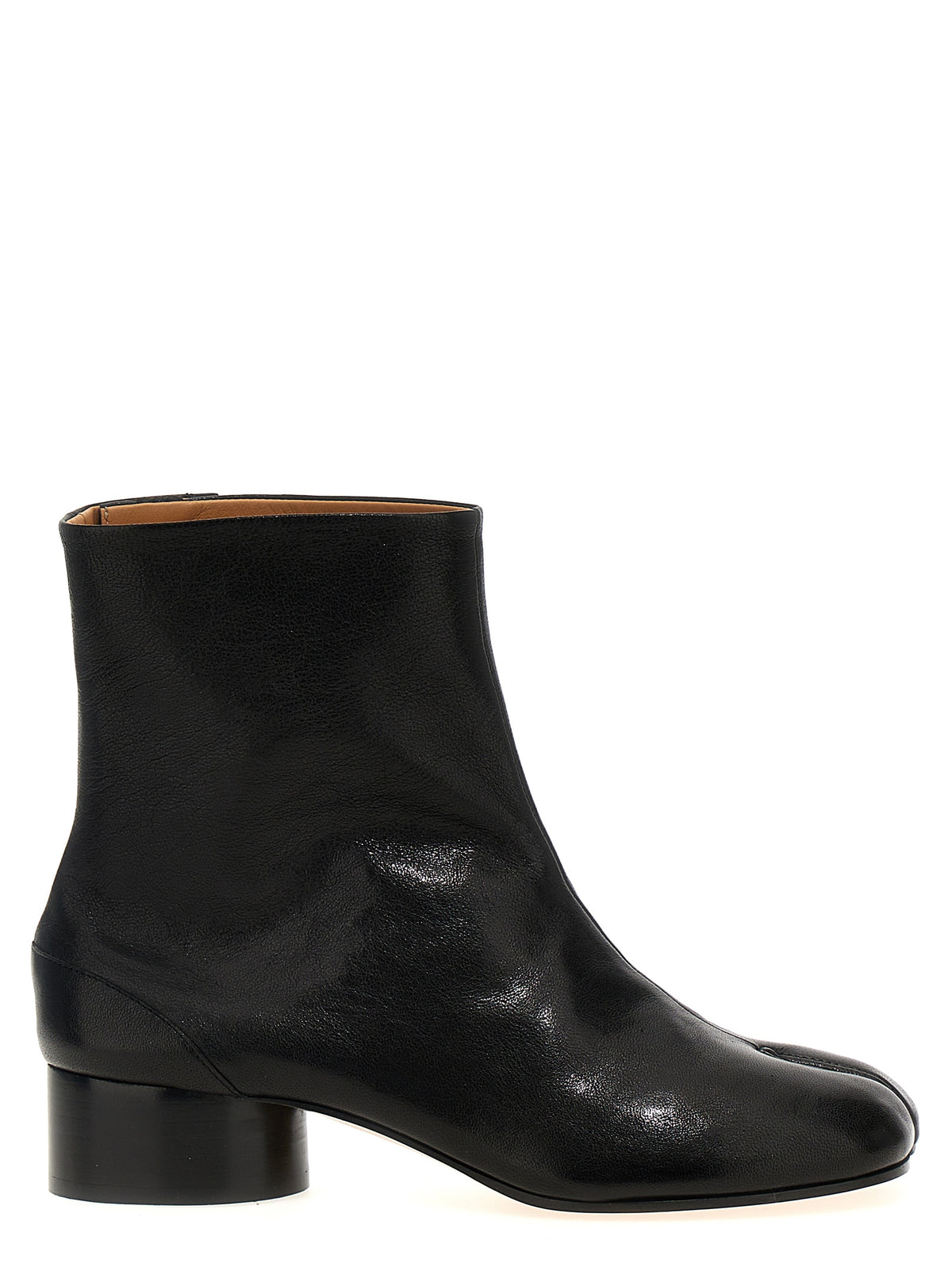 Maison Margiela Schwarze Stiefeletten aus Lammleder