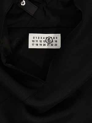 MM6 Maison Margiela Schwarze Schultertasche aus Polyester