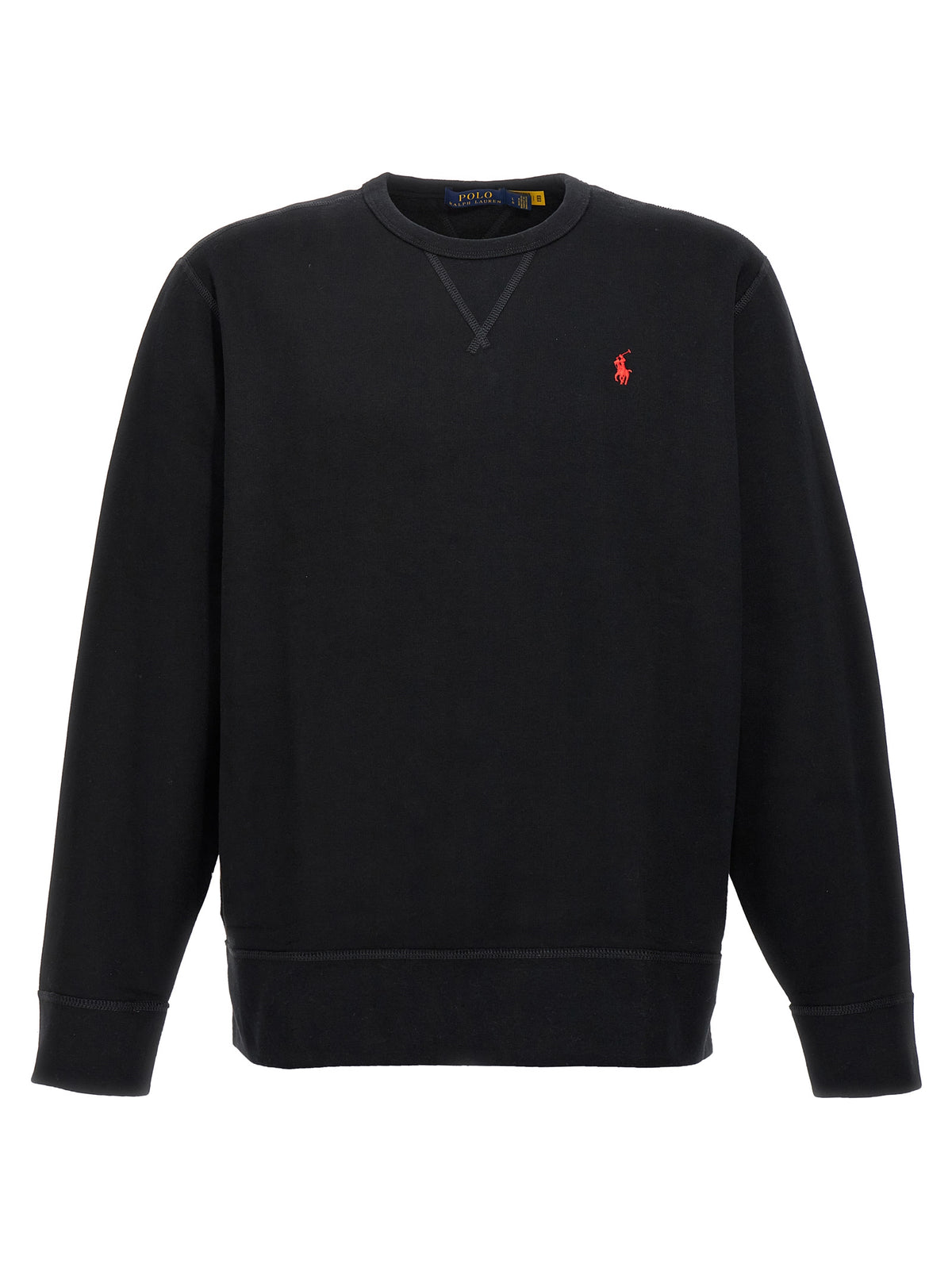 Polo Ralph Lauren Schwarzer Baumwoll-Sweatshirt