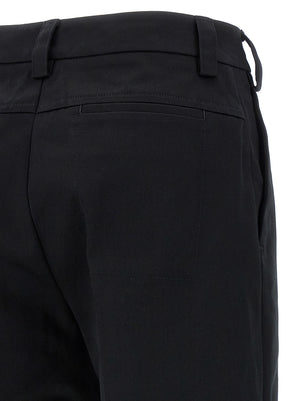 THELATEST Schwarze Baumwoll-Freizeithose
