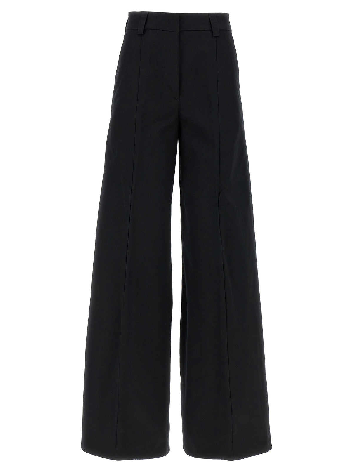 THELATEST Schwarze Baumwoll-Freizeithose