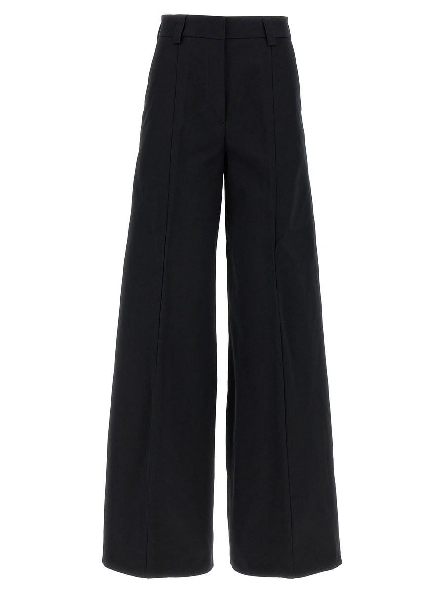 THELATEST Schwarze Baumwoll-Freizeithose