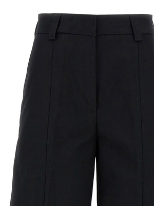 THELATEST Schwarze Baumwoll-Freizeithose