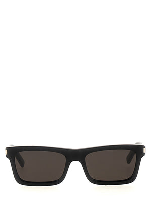 Saint Laurent Schwarze Sonnenbrille aus Acetat