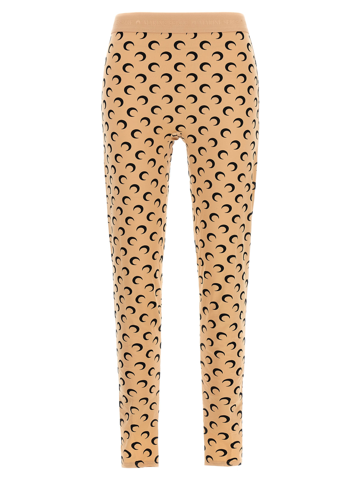 Marine Serre Beige Polyamid Leggings