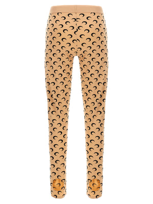 Marine Serre Beige Polyamid Leggings