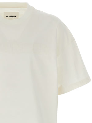 Jil Sander Weißes Baumwoll-T-Shirt