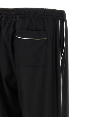 Dolce & Gabbana Schwarze Hose aus reiner Schurwolle