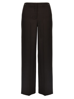 Fendi Lila Hose aus reiner Schurwolle