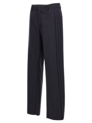 Fendi Blaue Freizeithose aus Polyester