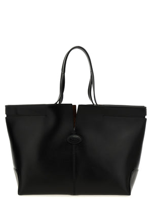 Tod's Schwarze Kalbsleder-Tasche