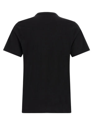 Diesel Schwarzes Baumwoll-T-Shirt