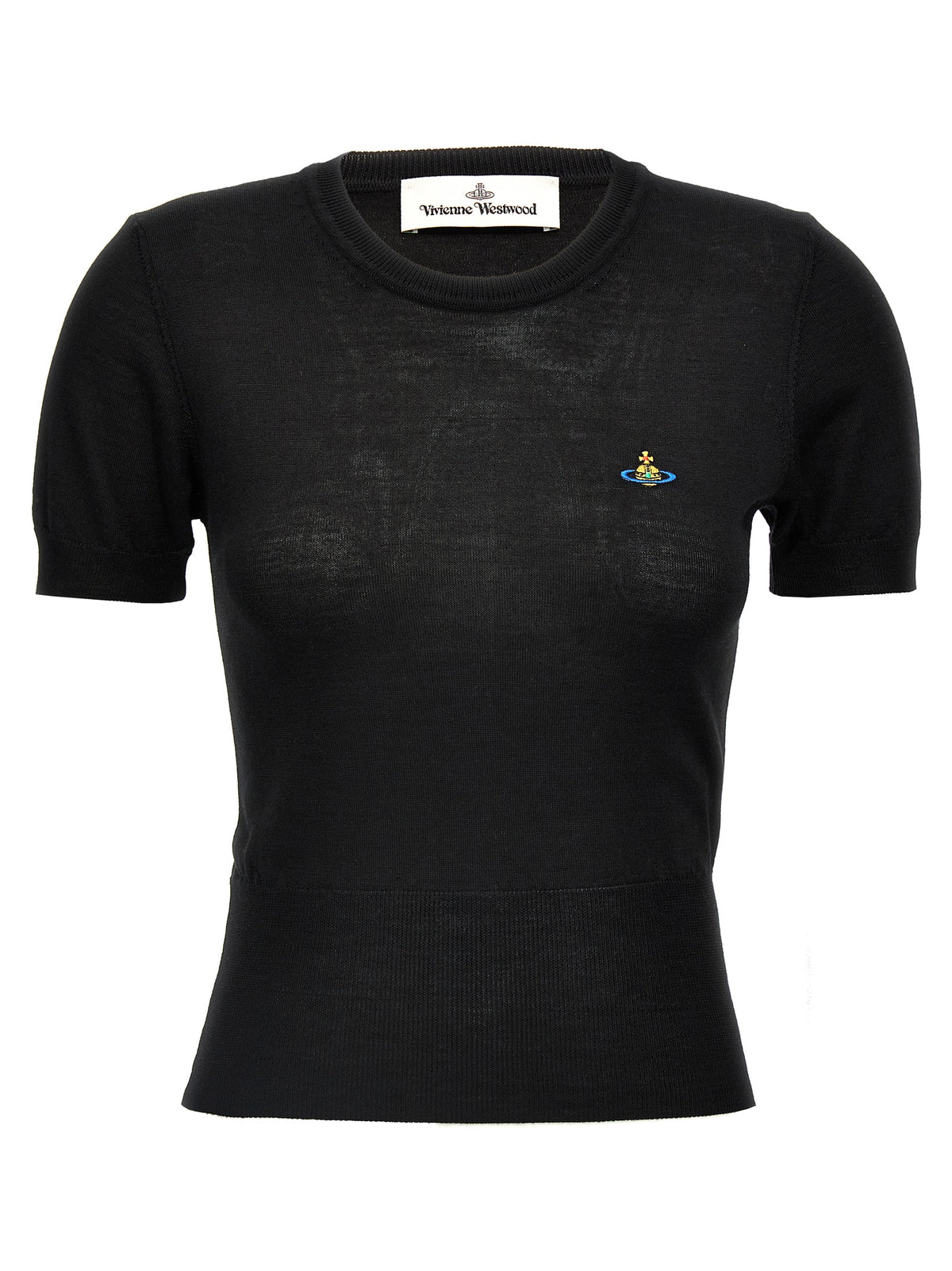 Vivienne Westwood Schwarzes Woll-T-Shirt