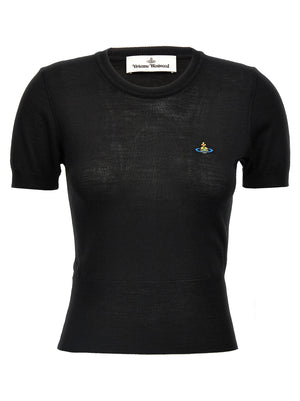 Vivienne Westwood Schwarzes Woll-T-Shirt