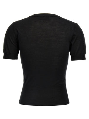Vivienne Westwood Schwarzes Woll-T-Shirt