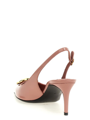 Dolce & Gabbana Midi-Pumps aus mehrfarbigem Kalbsleder