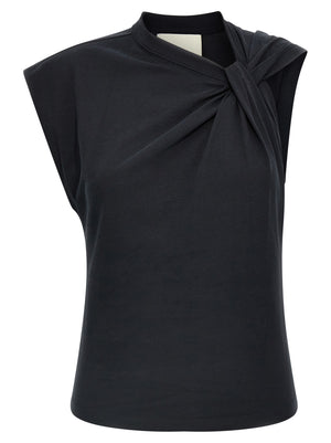 Isabel Marant Schwarzes Baumwoll-T-Shirt