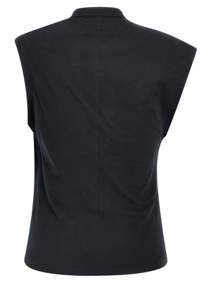 Isabel Marant Schwarzes Baumwoll-T-Shirt