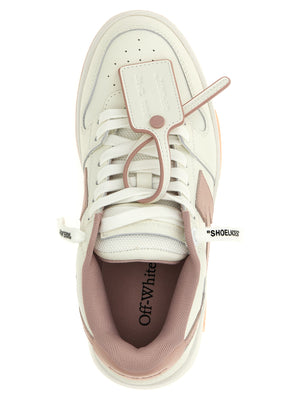 Off-White Mehrfarbige Low-Top-Sneaker aus Rindsleder