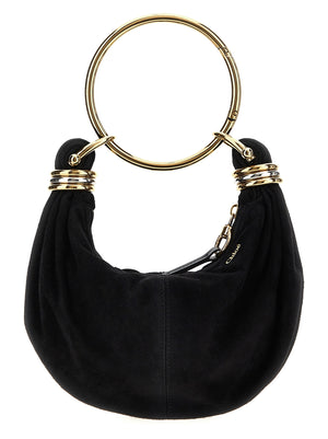 Chloé Schwarze Ziegenleder-Handtasche