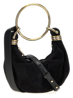 Chloé Schwarze Ziegenleder-Handtasche