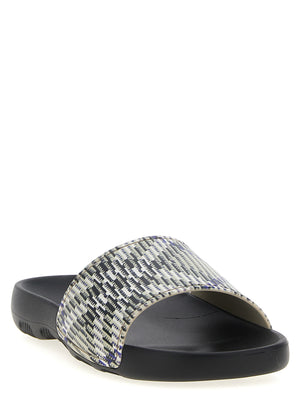 Burberry Multicolor Polyurethan-Sandalen