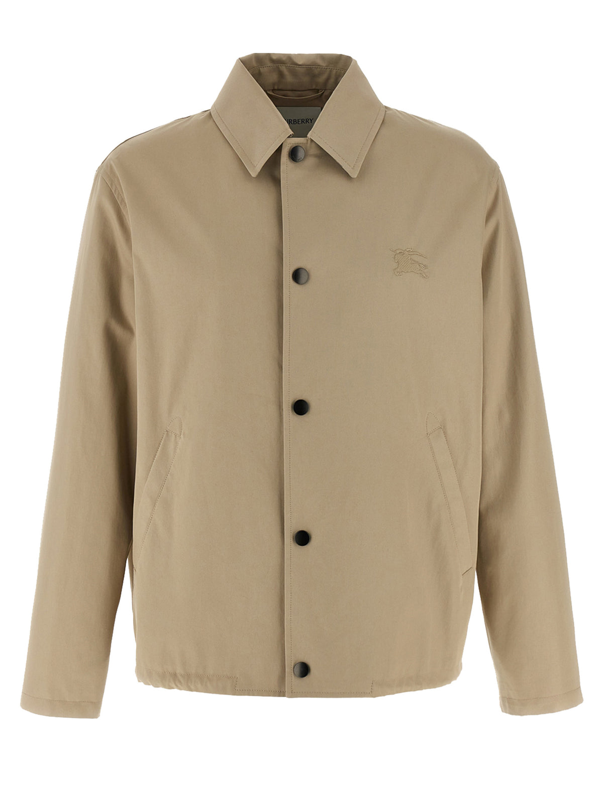 Burberry Beige Baumwolljacke in voller Länge